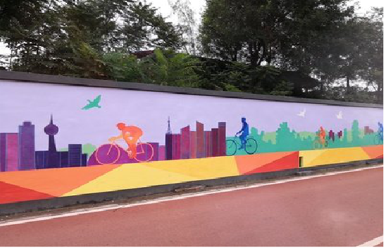 安康墙体彩绘-围墙