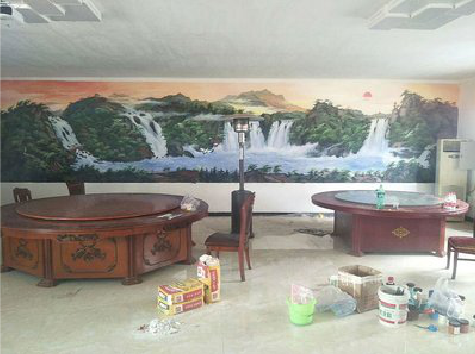 安康墙绘-写实风景