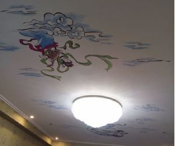 安康如何快速绘制天花板上的手绘墙？