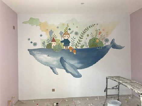 安康手绘墙的特点及优势。